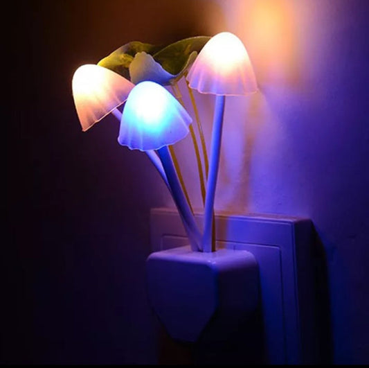 Mushroom 3D LED Light Sensor Lamp ( Pack of 5 )